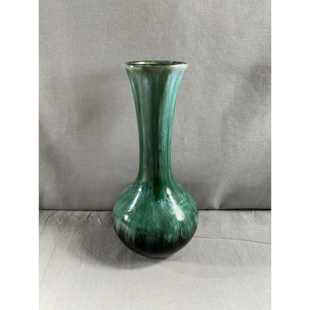Vintage Blue Mountain Pottery Vase 8.25